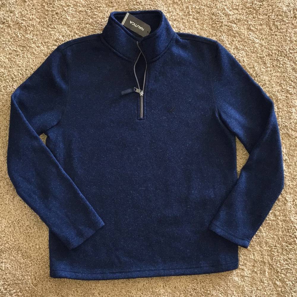Men’s Nautica Quarter Zip Sweathshirt - Picture 2 of 8